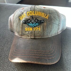 USS Columbia Camouflage Trucker Hat